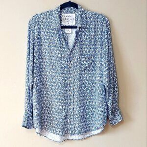Frank & Eileen Eileen Shirt Medium Relaxed Fit Button Up Chest Pocket Casual